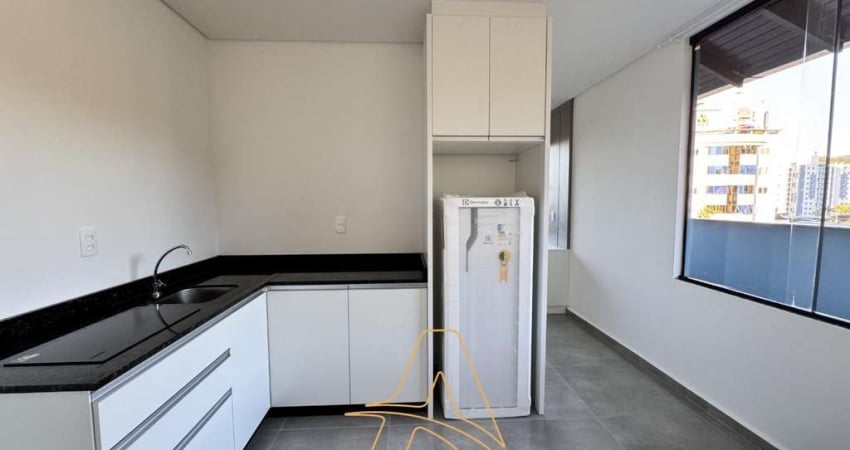 Apartamento Mobiliado com 1 Dormitório e Sacada na Velha