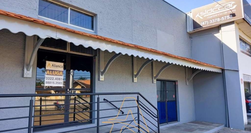 Sala Comercial Térrea de 58m² com Estacionamento na Itoupava Seca