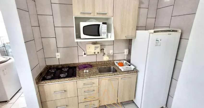 Apartamento mobiliado com 1 suíte próximo ao supermercado schneider