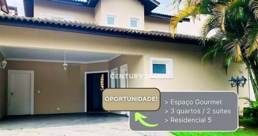 Casa com 4 dormitórios, 290 m² - venda por R$ 2.500.000,00 ou aluguel por R$ 12.000,00/mês - Residencial Cinco (Alphaville) - Santana de Parnaíba/SP