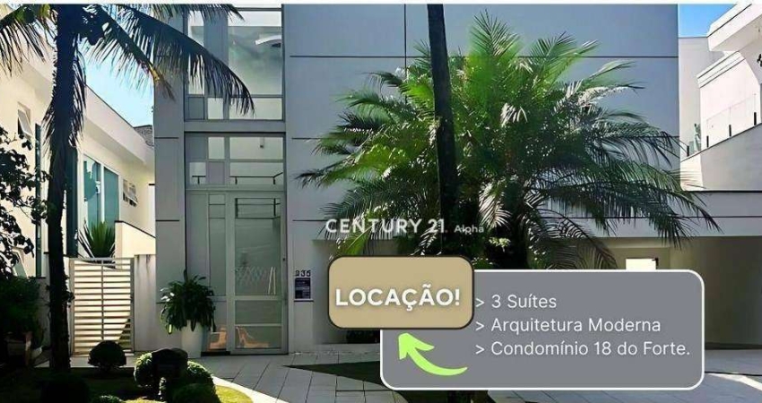 Casa com 3 dormitórios para alugar, 400 m² por R$ 19.847,00/mês - 18 do Forte - Santana de Parnaíba/SP