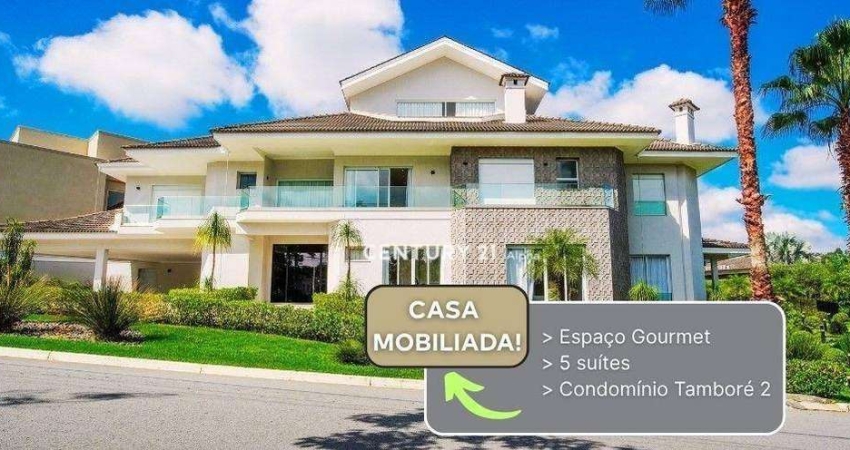 Casa com 5 dormitórios para alugar, 1400 m² por R$ 100.000,00/mês - Residencial Dois (Tamboré) - Santana de Parnaíba/SP