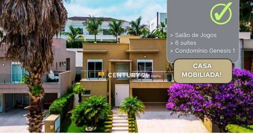 Casa com 6 dormitórios à venda, 368 m² por R$ 4.950.000,00 - Gênesis 1 - Santana de Parnaíba/SP