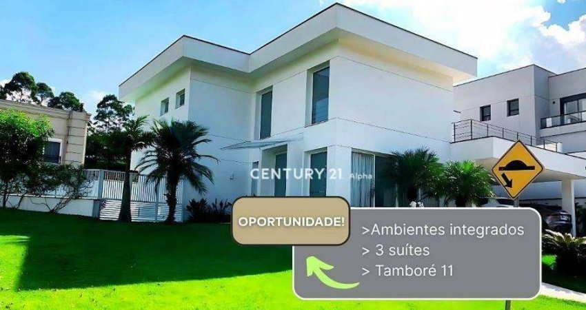 Casa com 3 dormitórios à venda, 433 m² por R$ 7.000.000,00 - Tamboré - Santana de Parnaíba/SP
