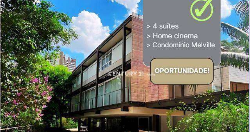 Casa com 4 dormitórios à venda, 890 m² por R$ 9.950.000,00 - Condomínio Melville (Tamboré) - Santana de Parnaíba/SP