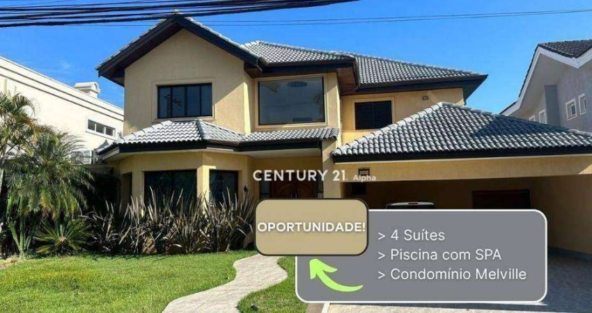 Casa com 4 dormitórios à venda, 460 m² por R$ 4.290.000,00 - Residencial Melville - Santana de Parnaíba/SP