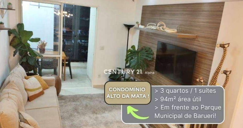 Apartamento com 3 dormitórios à venda, 94 m² por R$ 860.000,00 - Jardim Esperança - Barueri/SP