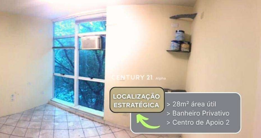 Sala, 28 m² - venda por R$ 115.000,00 ou aluguel por R$ 1.739,94/mês - Centro de Apoio II (Alphaville) - Santana de Parnaíba/SP