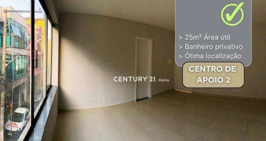 Sala para alugar, 25 m² por R$ 1.350,00/mês - Centro de Apoio II (Alphaville) - Santana de Parnaíba/SP