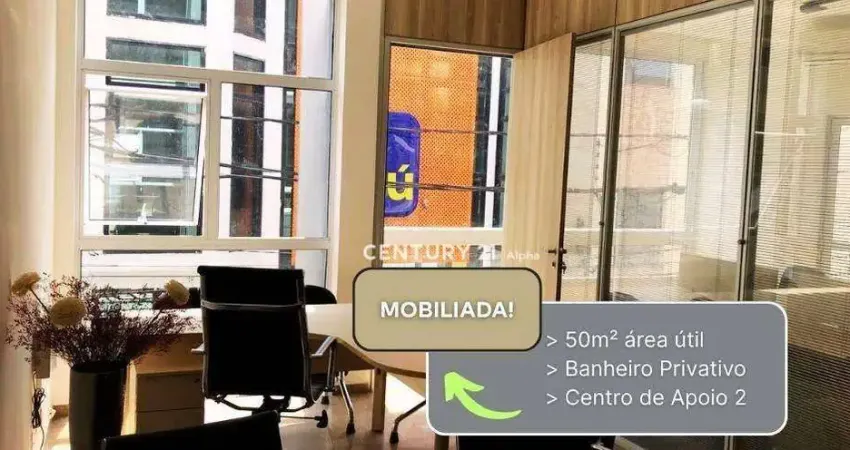 Sala para alugar, 50 m² por R$ 3.000,00/mês - Centro de Apoio II (Alphaville) - Santana de Parnaíba/SP