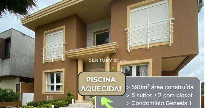 Casa com 5 dormitórios, 590 m² - venda por R$ 6.000.000,00 ou aluguel por R$ 36.000,00/mês - Gênesis 1 - Santana de Parnaíba/SP