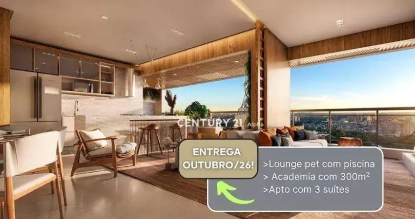 Apartamento com 3 dormitórios à venda, 114 m² por R$ 1.740.000,00 - Alphagran Alphaville - Barueri/SP