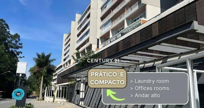 Apartamento com 1 dormitório à venda, 50 m² por R$ 750.000,00 - Tamboré - Santana de Parnaíba/SP