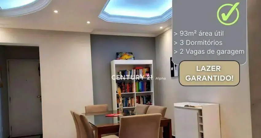 Apartamento com 3 Quartos e Lazer Completo em Av Santo Antonio*