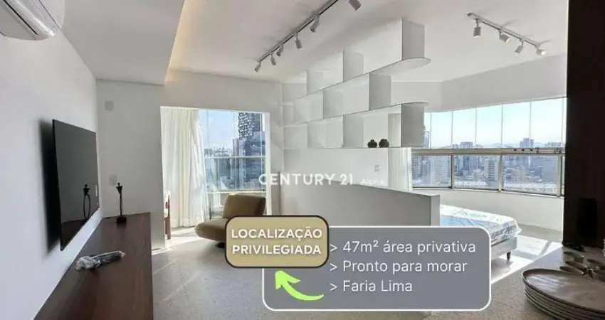 Apartamento com 1 dormitório, 47 m² - venda por R$ 1.500.000,00 ou aluguel por R$ 11.647,32/mês - Pinheiros - São Paulo/SP