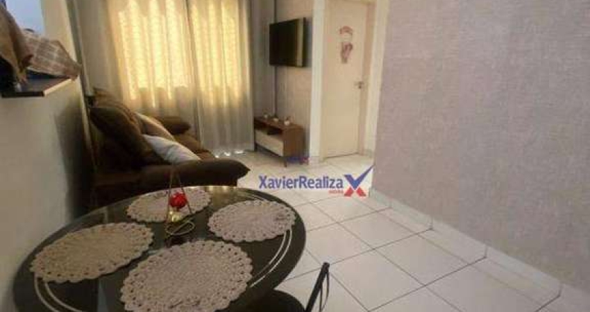 Apartamento com 2 dormitórios à venda, 44 m² por R$ 190.000,00 - Laranjeiras - Betim/MG