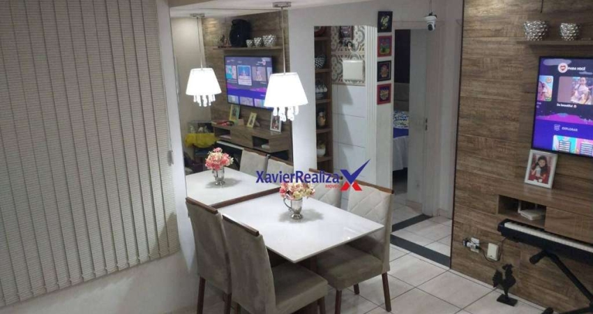 Apartamento com 2 dormitórios à venda, 43 m² por R$ 192.000,00 - Niterói - Betim/MG