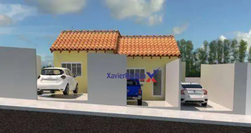 Casa com 2 dormitórios à venda, 50 m² por R$ 265.000 - Marques Industrial - São Joaquim de Bicas/MG
