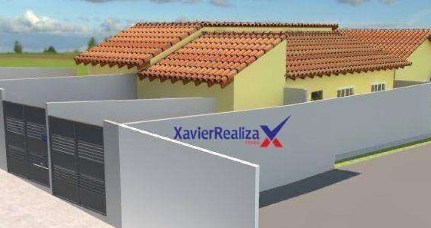 Casa com 2 dormitórios à venda, 50 m² por R$ 270.000 - Marques Industrial - São Joaquim de Bicas/MG