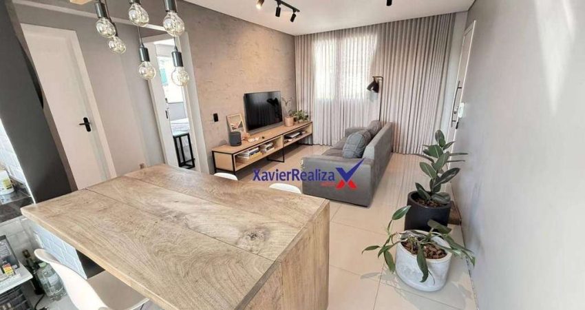 Apartamento com 2 dormitórios à venda, 54 m² por R$ 270.000,00 - Jardim Teresópolis - Betim/MG