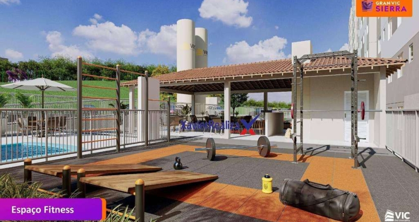 Apartamento com 2 dormitórios à venda, 47 m² por R$ 267.451,15 - Borba Gato - Sabará/MG