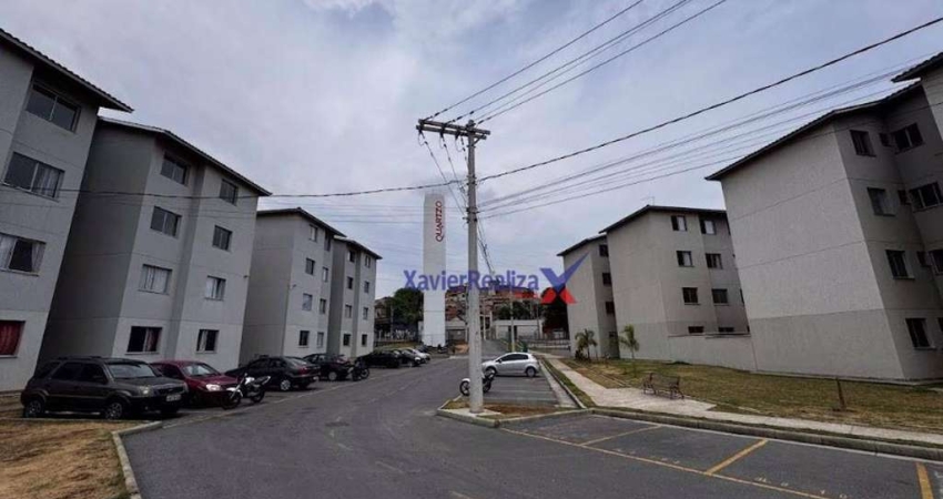 Apartamento com 2 dormitórios à venda, 45 m² por R$ 165.000,00 - Botafogo (Justinópolis) - Ribeirão das Neves/MG