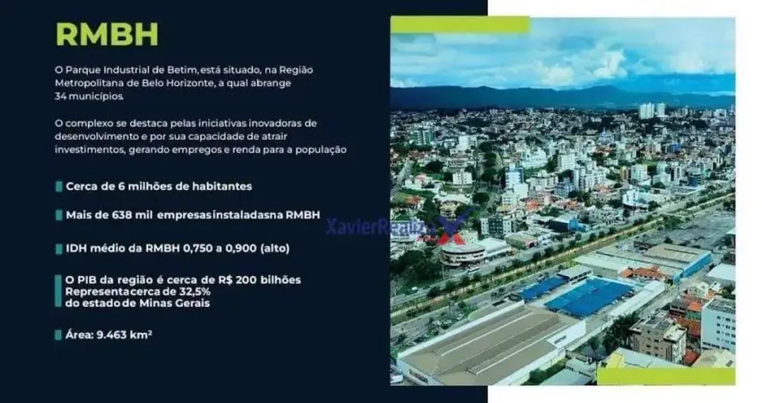 Terreno à venda, 5000 m² por R$ 1.744.500,24 - Aroeiras - Betim/MG