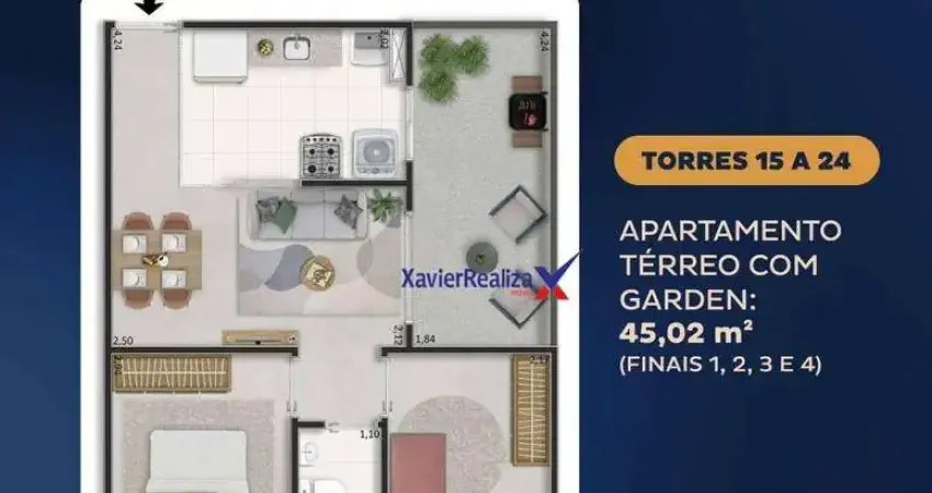 Apartamento com 2 dormitórios à venda, 45 m² por r$ 213.000,00 - jequitibá - vespasiano/mg