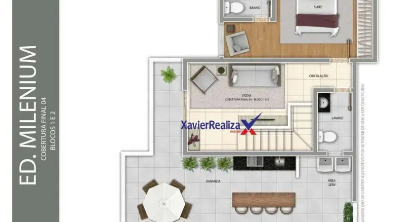 Cobertura com 3 dormitórios à venda, 134 m² por r$ 790.000,00 - centro - contagem/mg