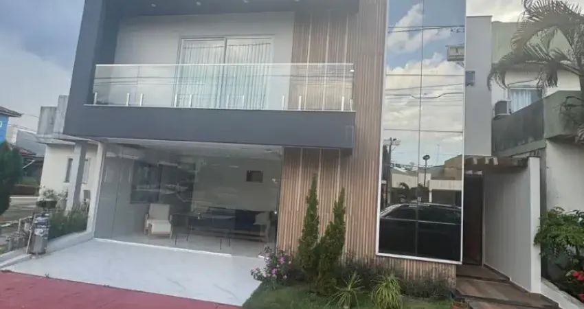 Alugo casa mobiliado no condomínio villa firenze - 04 suítes - duplex - excelente acabamento - porcelanato