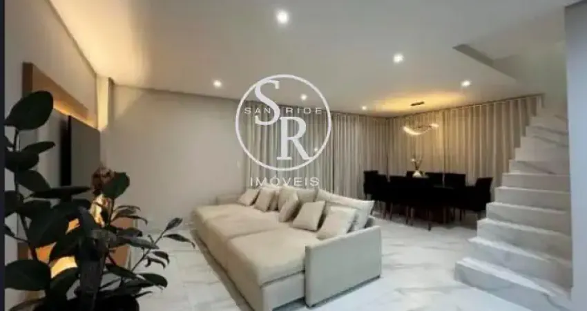 Casa moderna 4 suítes com área gourmet e piscina – vargem pequena