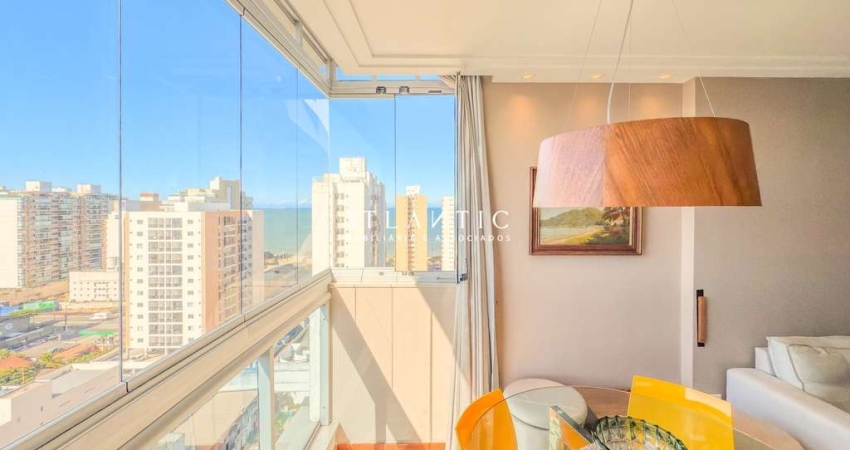 Exclusivo! 2 Quartos suite, lindamente decorado, 2 Vagas e vista panoramica