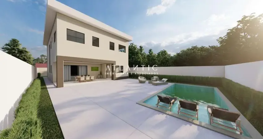 Casa Duplex em construção, 4 quartos com lazer em Interlagos