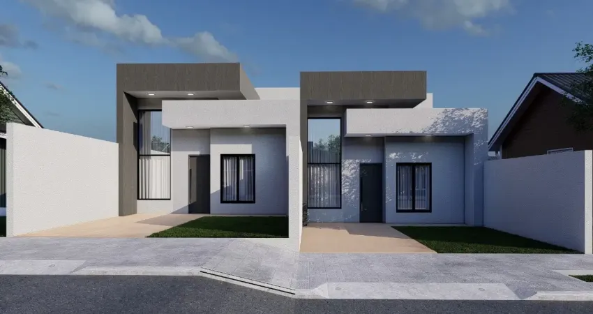 Casa nova no jardim verona, 90m2,  3 quartos, 2 vagas e área gourmet com churrasqueira.