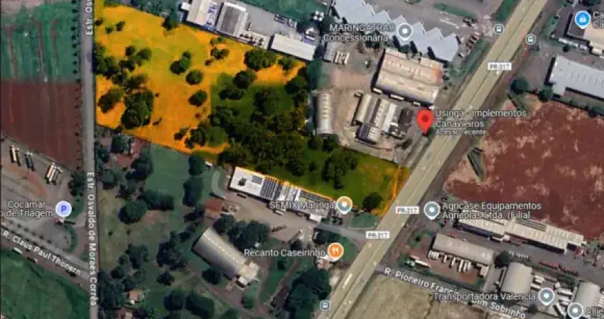 Área exclusiva em maringá com 45.000.00 m² à margem da pr-317 no parque industrial