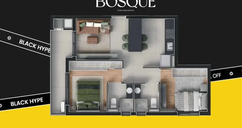 Apartamento alto padrão para venda próximo ao MON