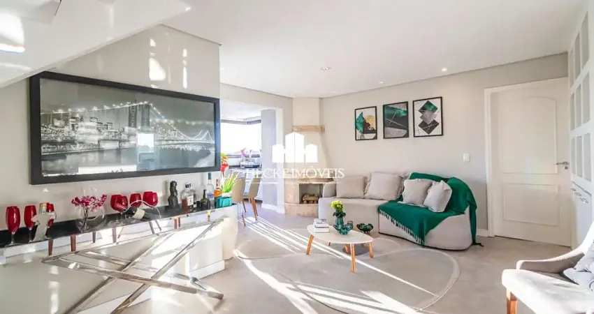 Cobertura Duplex de 192m² com 4 quartos e 2 vagas livres. Ecoville