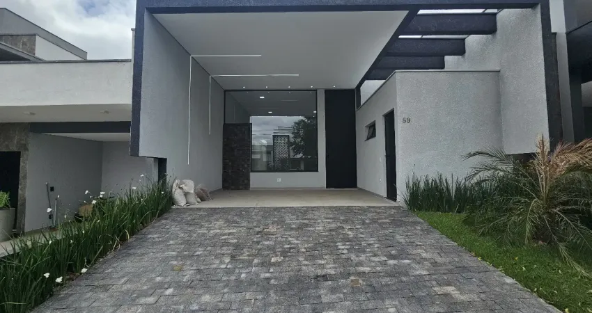 Casa térrea moderna no condomínio reserva ipanema – sorocaba/sp