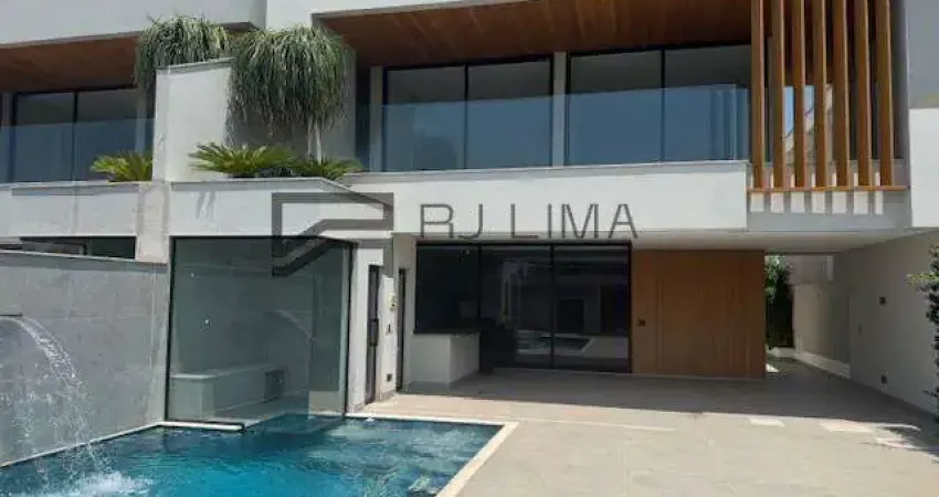 Casa em condomínio para venda em rio de janeiro, barra da tijuca, 4 dormitórios, 4 suítes, 6 banheiros, 3 vagas