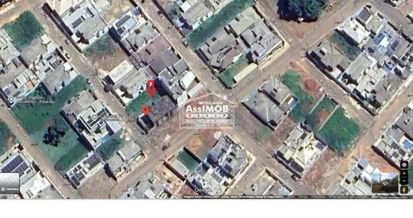 Lote residencial, 300 m², a venda, parque do principe, Paracatu-MG, murado em 3 lados.