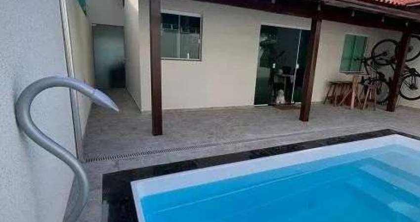 Casa de 1 suite + 1 dormitório averbada c/ piscina Aceita apto de menor valor até 690 mil São Vicent