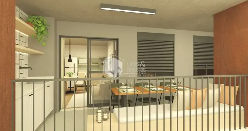 APTO À VENDA, COM 57M²  2 DORM 1 SUÍTE, COM PONTO PARA AR COND. AQUECIMENTO A GÁS, PONTO DE COOKTOP