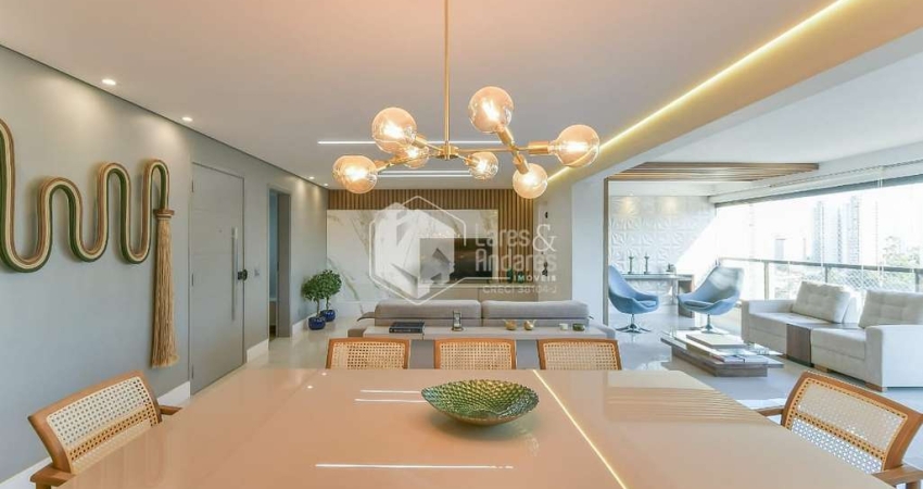 Apartamento tipo para venda com 3 quartos, sendo 3 suítes, 209m²