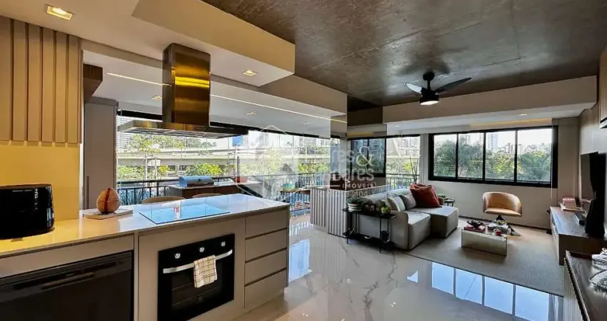 Apartamento tipo para venda em brooklin com 1 quarto, sendo 1 suíte, 82m²