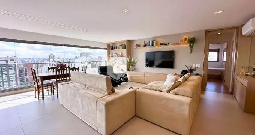 Apartamento tipo para venda em campo belo com 3 quartos, sendo 3 suítes, 143m²