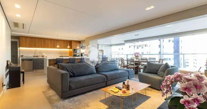 Apartamento tipo para venda em chácara santo antônio com 4 quartos, sendo 3 suítes, 189m²