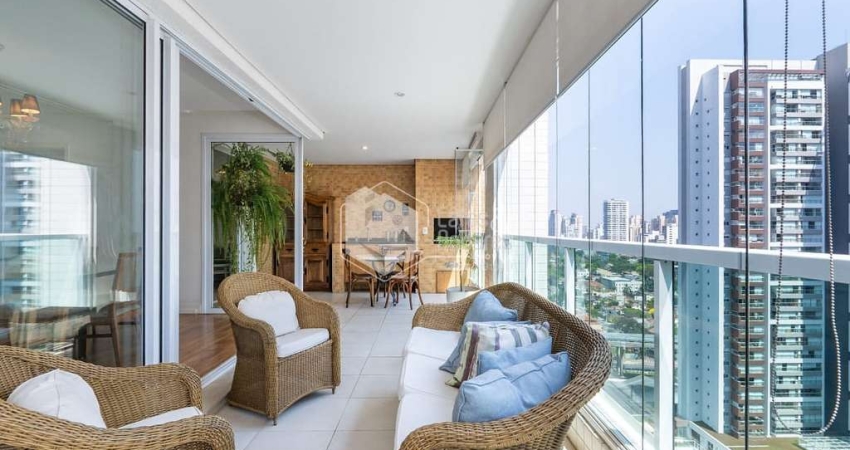 Apartamento tipo para venda em campo belo com 3 quartos, sendo 3 suítes, 161m²