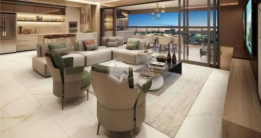 Apartamento tipo para venda em brooklin com 3 quartos, sendo 3 suítes, 142m²