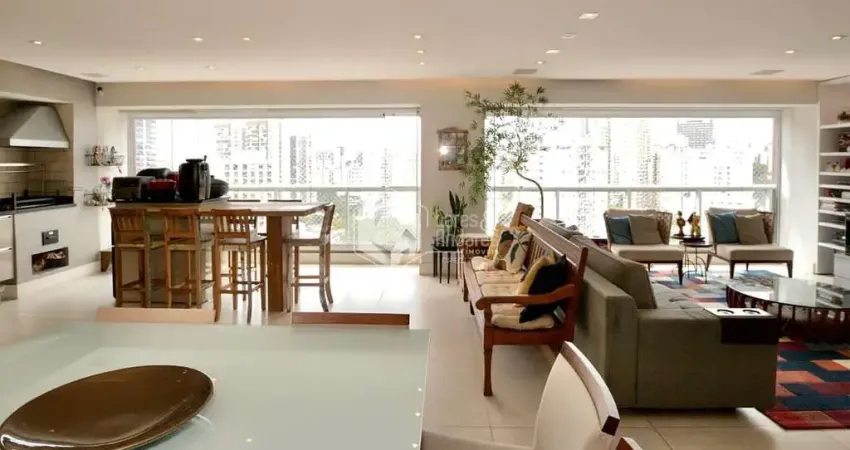 Apartamento tipo para venda em vila romana com 3 quartos, sendo 3 suítes, 161m²