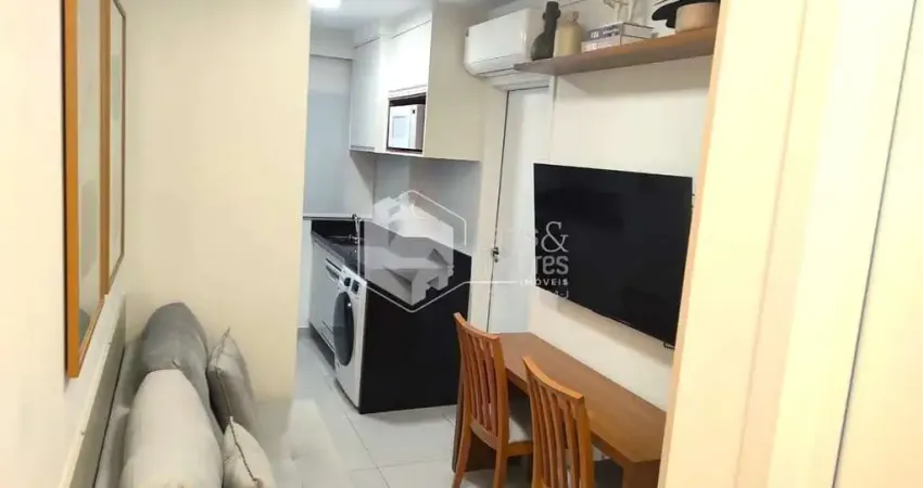 Apto à venda, com 30m² 2 dorm. equipado, mobiliado, com ar condicionado, armários planejados, em fr